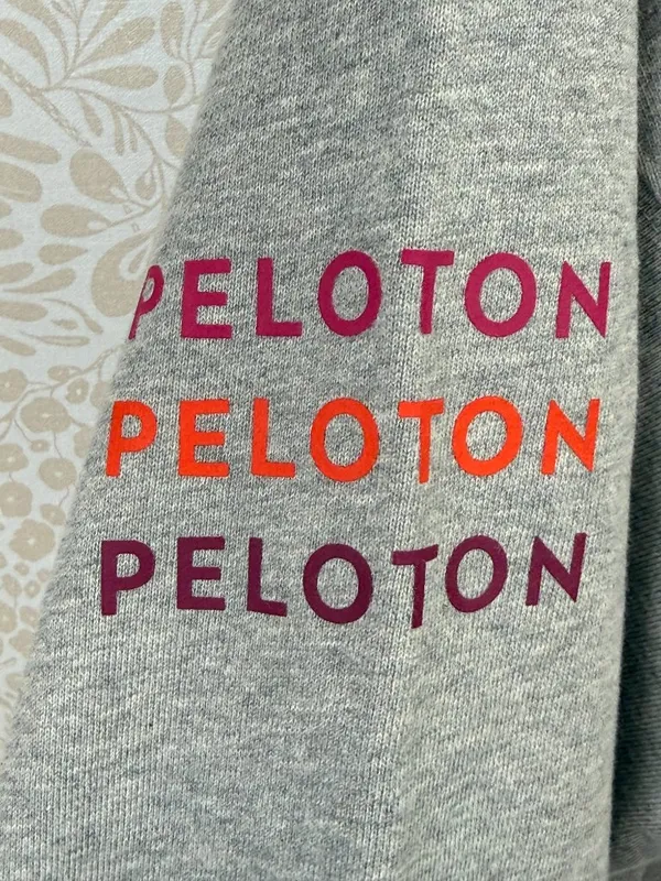 Peloton Women's Gray Relaxed Fit 1/2 Zip Sweatshirt - Size - XS - NWT - Image 5