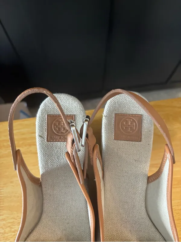 Tory Burch Majorca slingback wedge 9.5 - Image 2