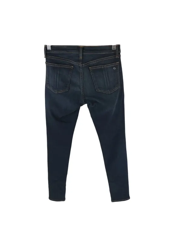 Rag & Bone Womens Ankle Skinny Jeans Size 28 In Dark Wash Stretch Denim - Image 2