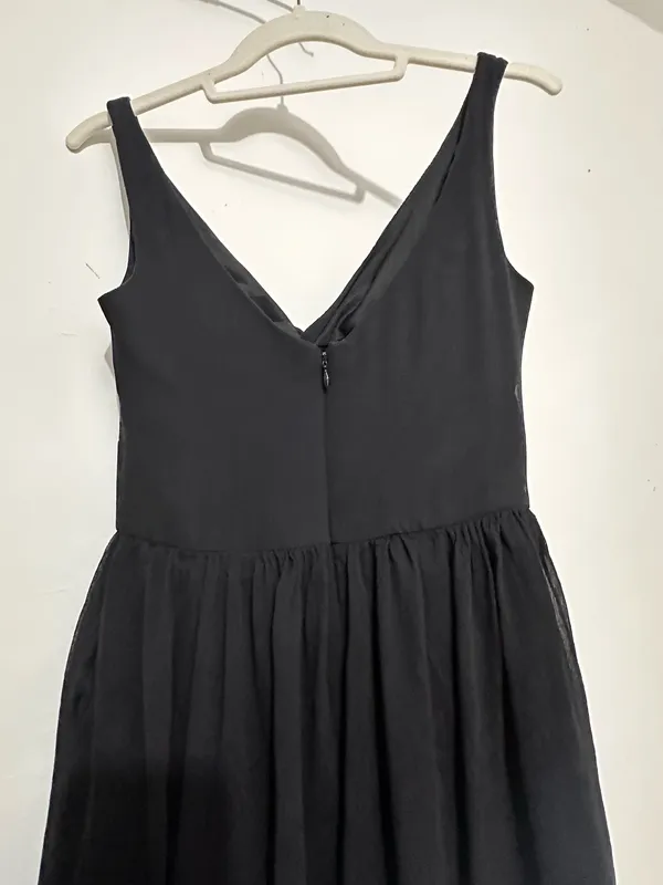Black Silk Fit & Flare Dress J.crew (2) - Image 6