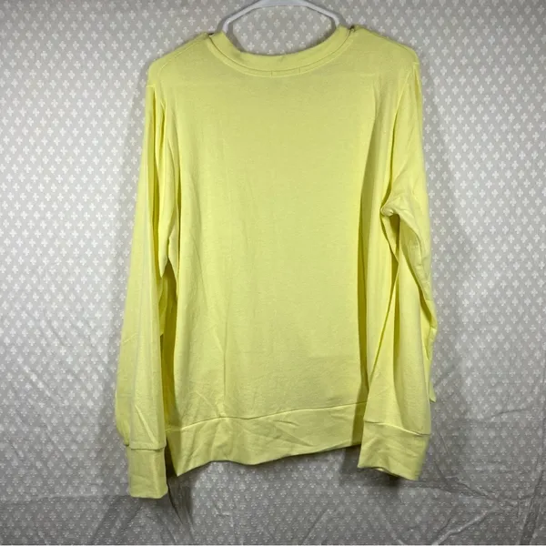 Beyond Yoga Yellow Just‎ Chillin Sweatshirt - Image 6