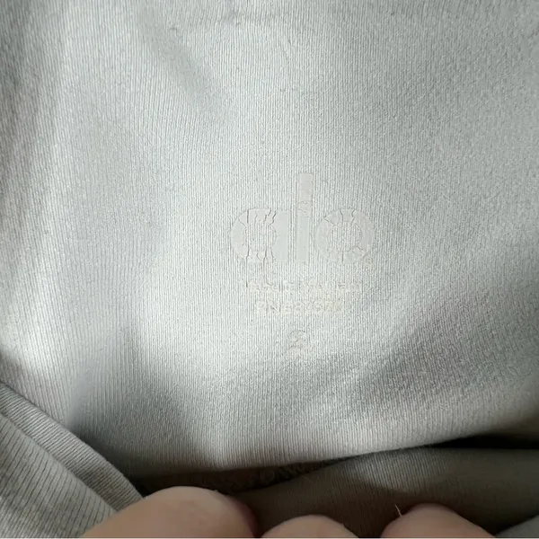 Alo Yoga Light Grey‎ Mid Rise Moto Leggings - Image 4