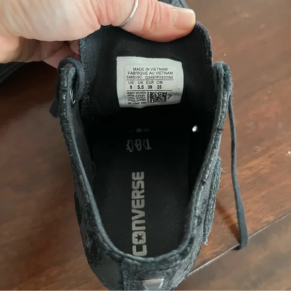•Converse Chuck Taylor All Star hidden wedge sneaker• Size 8 - Image 8