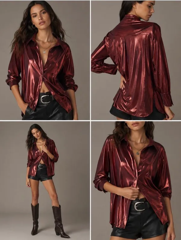 Anthropologie Top Button Down - Image 2
