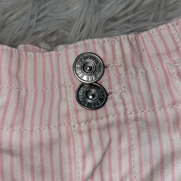 Urban Outfitters Pink and white striped shorts - Image 4