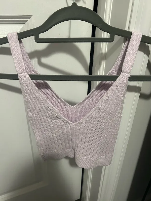 Aerie Knit Tank Top Cropped - Image 2