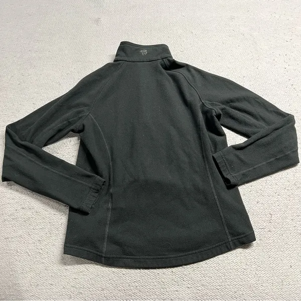 ⭐️Mountain Hardwear Black 1/4 Zip Fleece Pullover Sweatshirt Size Medium EUC - Image 6