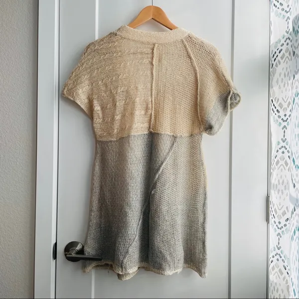 Anthropologie Patchwork Wool Sweater - Image 2