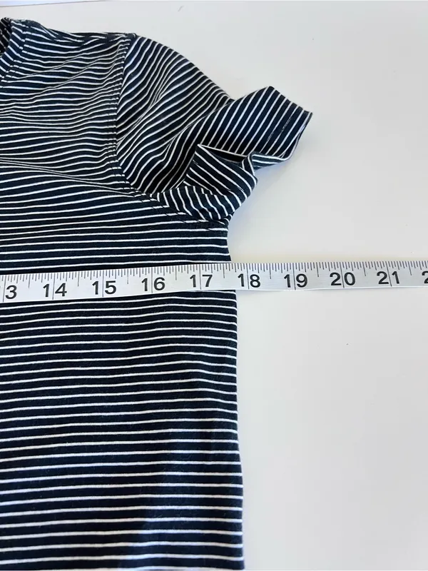 Lululemon Love Crew Short Sleeve T-Shirt Black White Small - Image 3