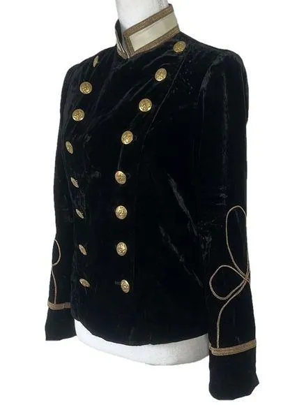 Ralph Lauren Velvet Military Jacket - Image 2