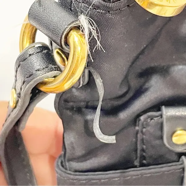 Marc by Marc Jacobs Natasha Nylon crossbody bag Black Medium Gold Brass Zipper - Image 3