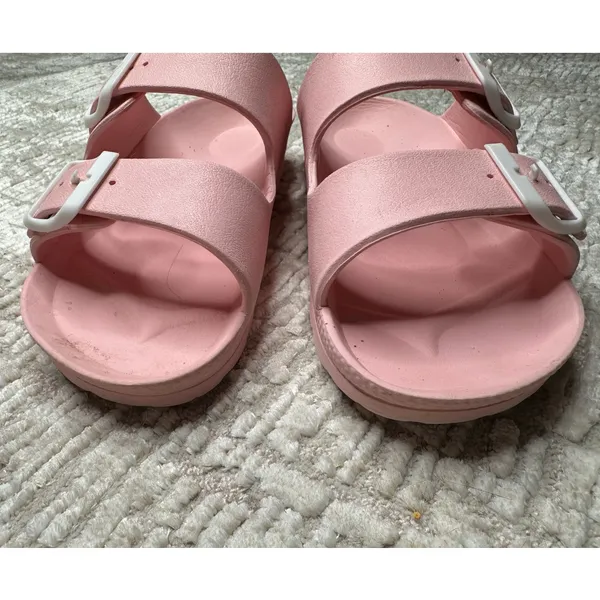 Pink Foam Arizona Sandals Size 7 - Image 3