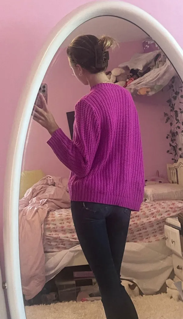 Hot Pink Sweater - Image 2