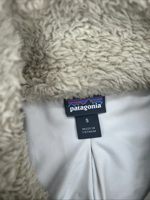 Patagonia Women's Los Gatos Fleece Vest Tan Cream size Small - Image 3