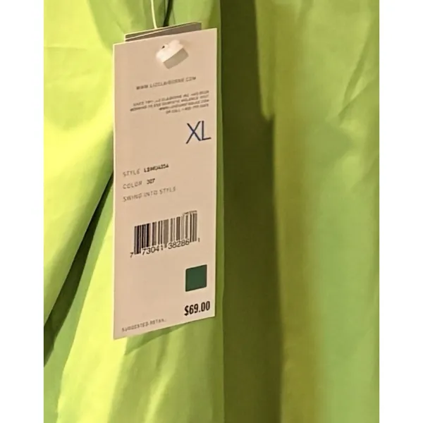 lizgolf Women’s NWT $69 Green Golf Windbreaker Vest Jacket Pouch Hoodie Zip XL - Image 10