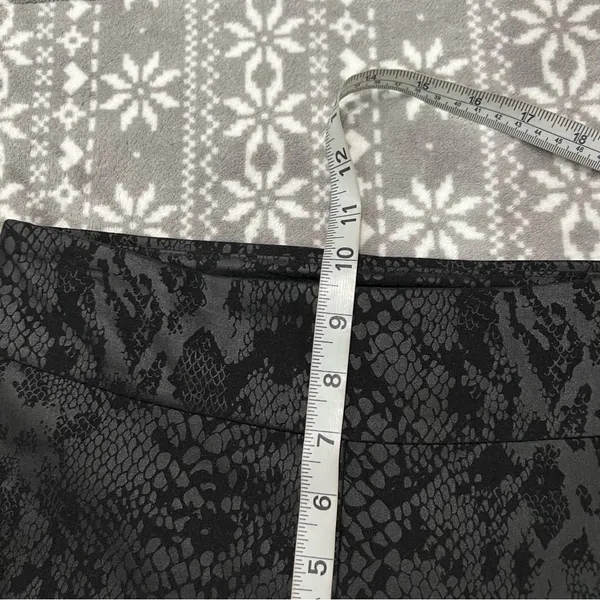 New Tina Stephens Black‎ Snake Print Pull On Pants Size 2 Dressy Casual Office - Image 10