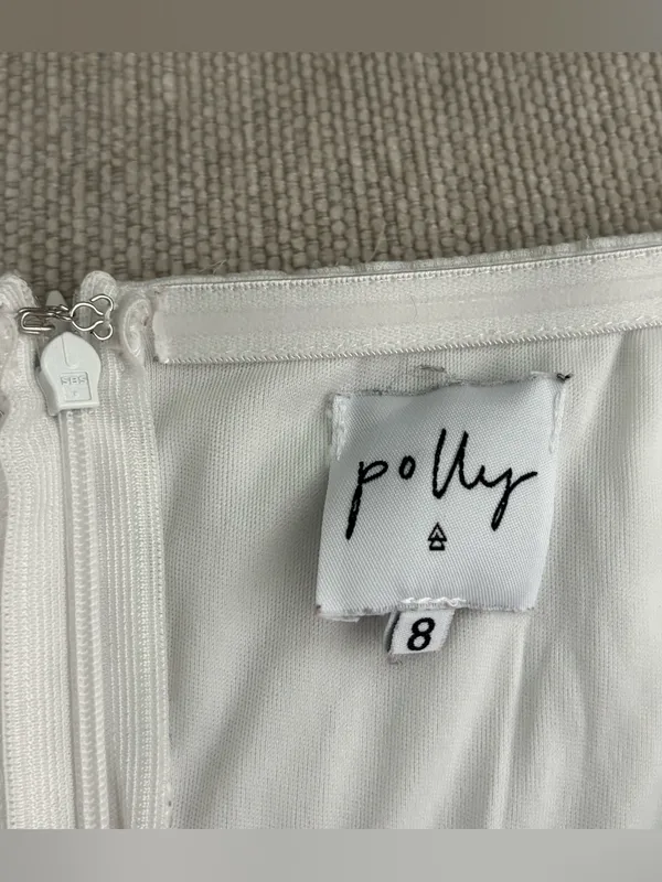 Princess Polly Rolla Romper White with Bow Detail - Image 5