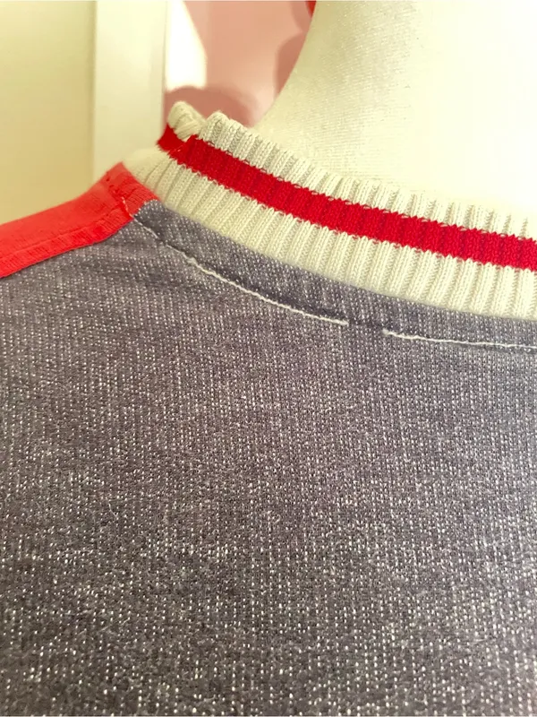 Pacific Cove Vintage 90s Y2K Pullover Star Striped Tunic Sweatshirt Nautical USA - Image 3