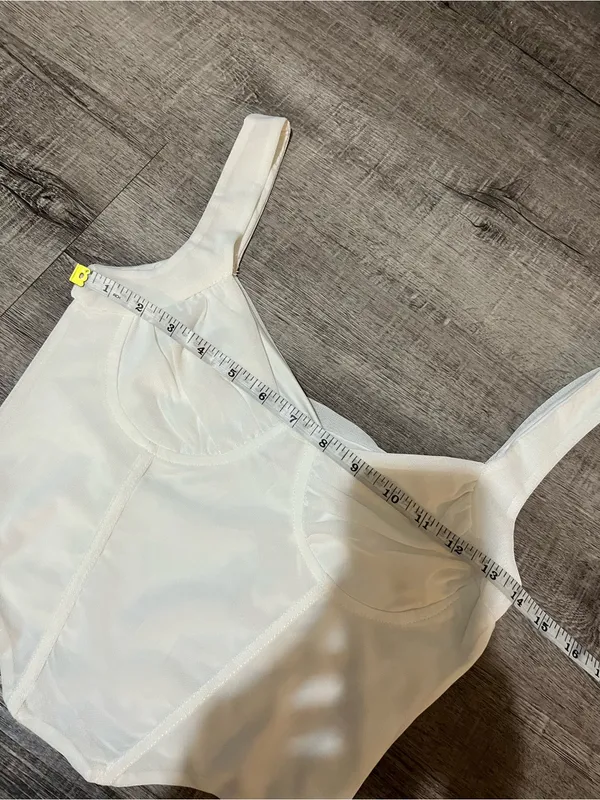 PRINCESS POLLY Low Impact Bruna Top - White - Image 5