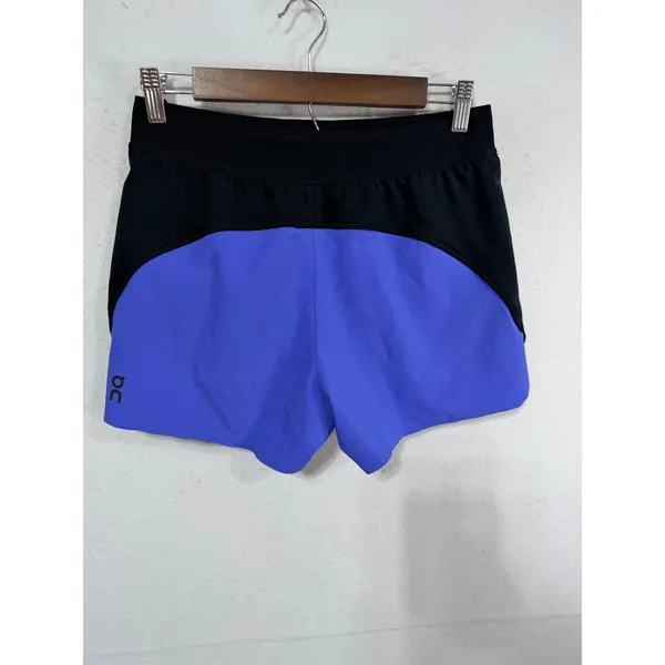 On Cloud On Running Active Shorts Run on Clouds Women's S Blue Black Gym Workout - Image 2