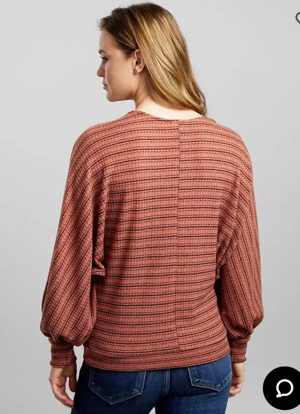 Daytrip Waffle Knit Blouse - Image 2