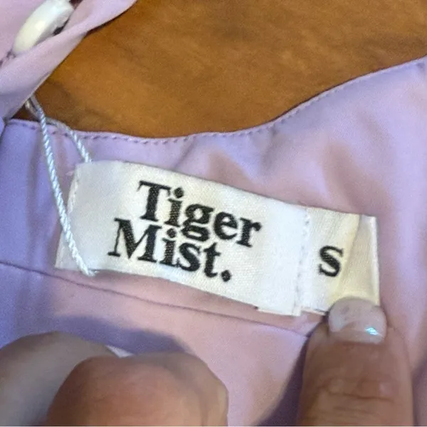 🦄 NWT TIGER MIST Floss Crop‎ Top Lilac Purple size Small - Image 5
