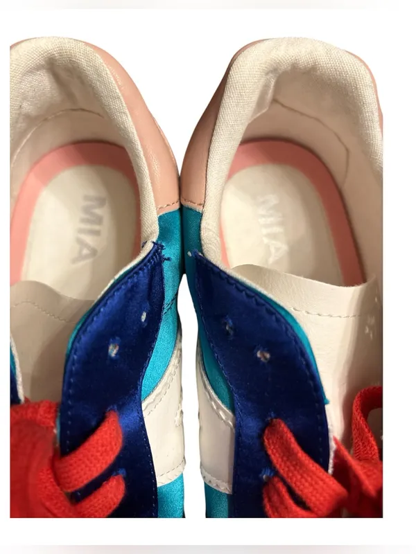 Mia Vesta Sneaker retro teak, green, red Women's Size 9.5 - Image 7