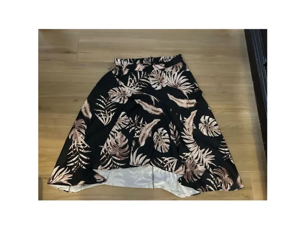 NEW Midi Flowy High Waist High Low Midi Skirt XL - Image 3