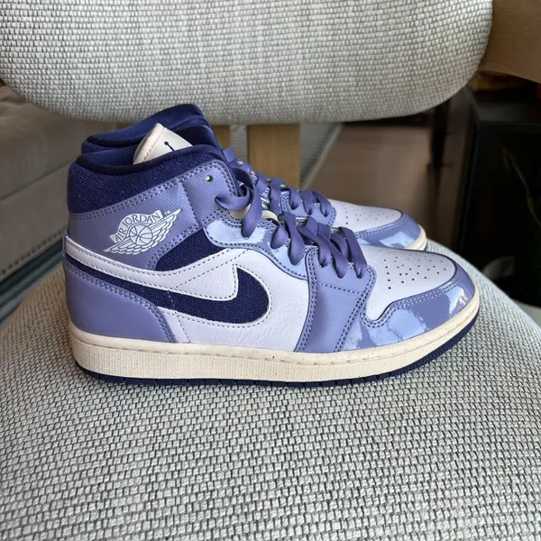 Nike Air Jordan 1 Med SE High Top Sneakers in Purple NWOB - Image 3
