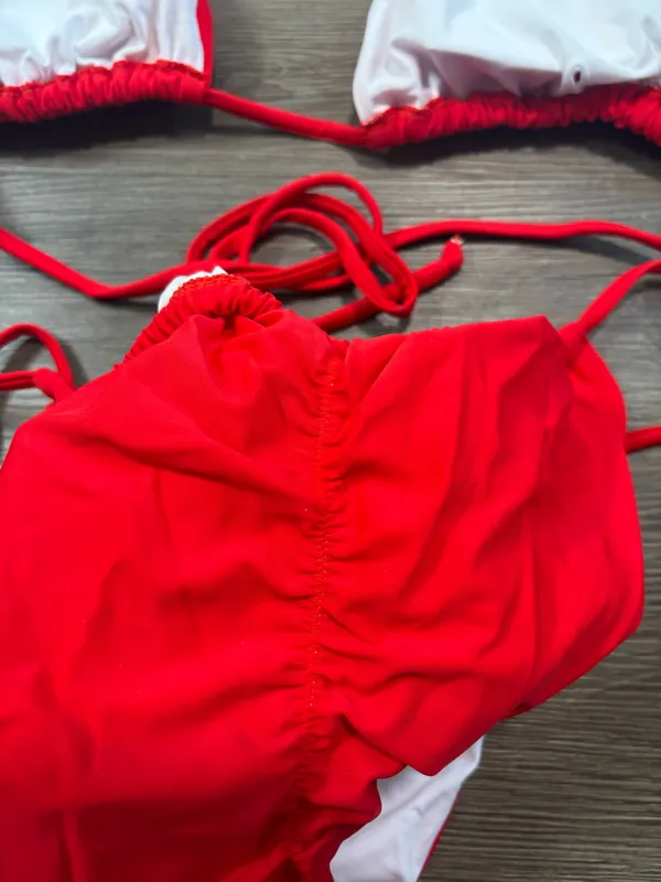 Amazon Red Triangle Bikini Set - Image 7