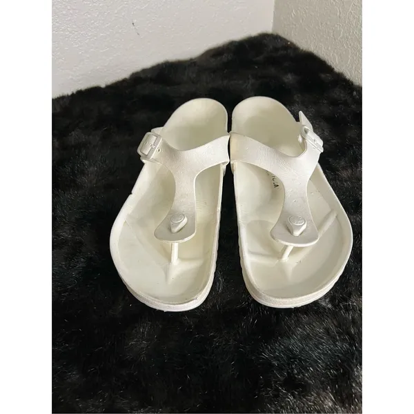 Birkenstock Gizeh Eva Rubber Flip Flop White 41 10.5 - Image 2