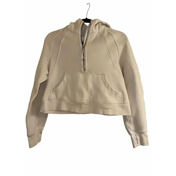✨Lululemon Scuba Oversized Half-Zip Ivory Sz XS/S Hoodie✨ - Image 6
