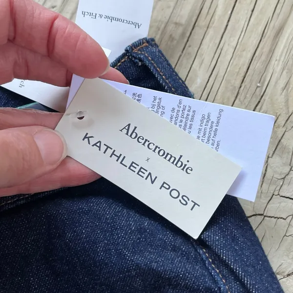 Abercrombie & Fitch Curve Love High Rise Bootcut Jeans Size 38S (46" Waist) NEW! - Image 4