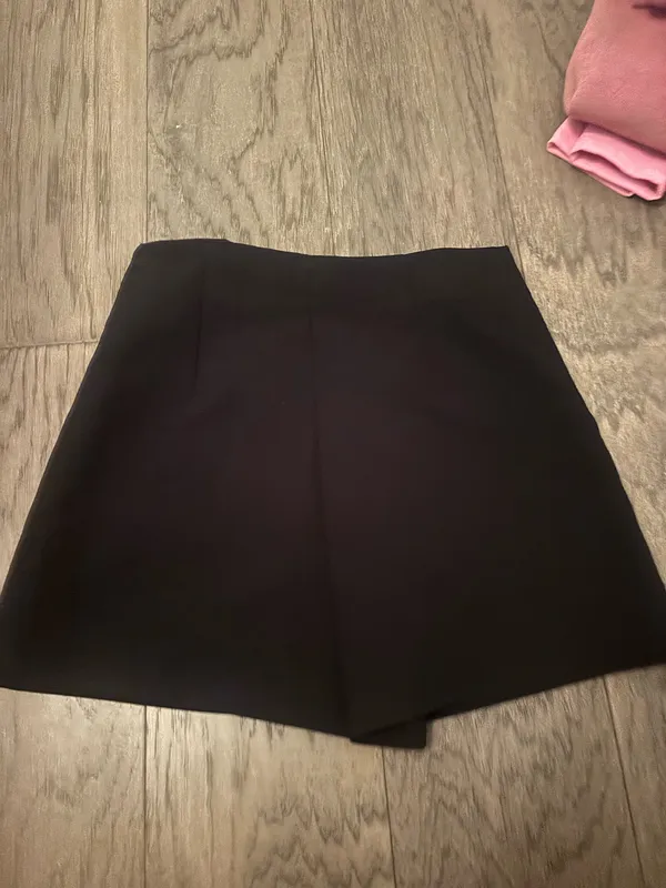 Zara Black Wrap Skirt - Image 3