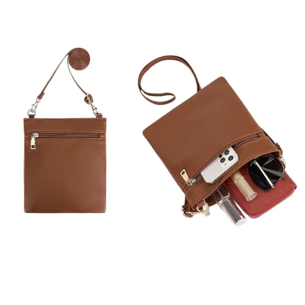 Women's 3-Piece Set Bag One Size Brown - Image 7