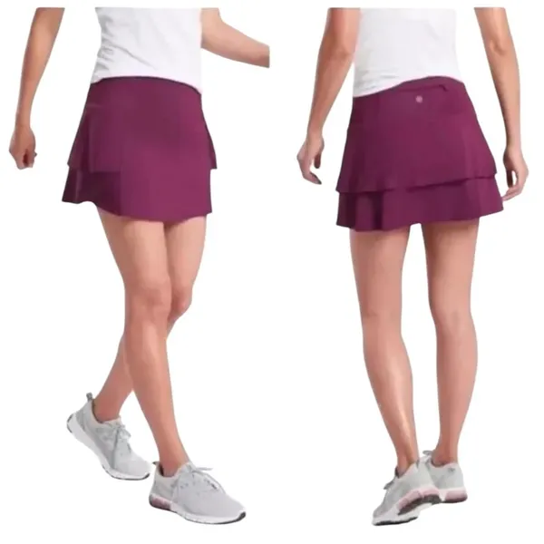Athleta Momentum Skort Beach Plum Activewear Size XS - Image 10