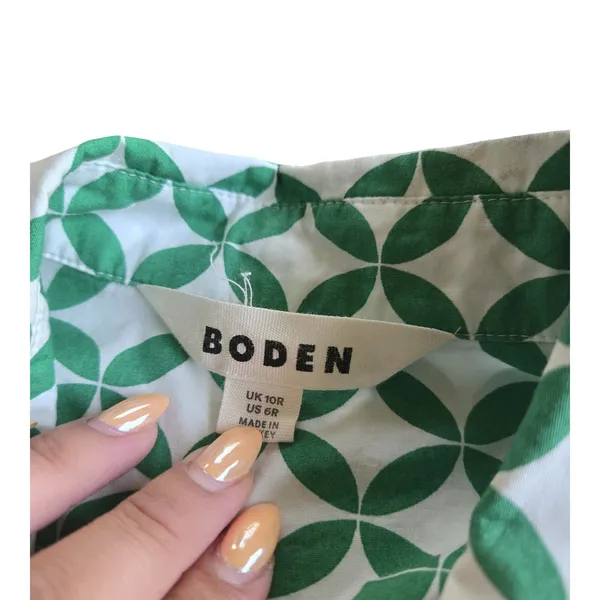 Boden Amy Cotton Shirt Dress Size: 6 - Image 6
