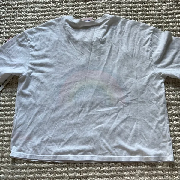 Bloomies Cropped Tee Sz Small - Image 3
