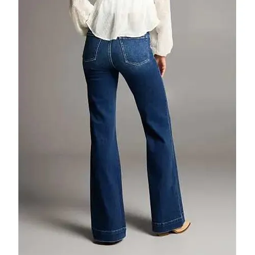 BKE Billie Slim Fit High Rise Trouser Jeans Dark Wash 33x34 AXB464L - Image 2
