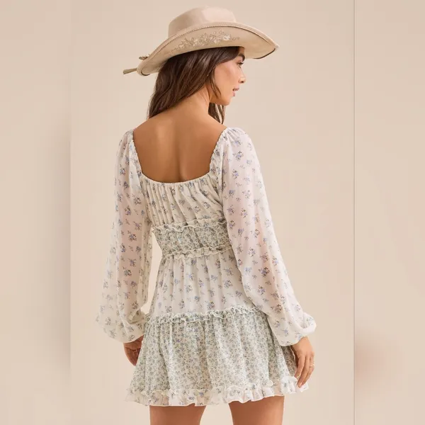 Altar'd State NWT Saige Floral Mini Dress Size L - Image 3