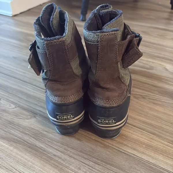 Sorrel Ankle Duck Boots Green Size 7 - Image 3