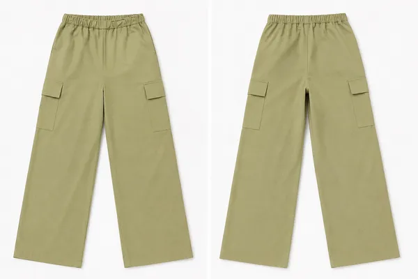 Derek Heart Olive Green High-Waisted Wide-Leg Cargo Pants - Size M 🌿✨ - Image 5