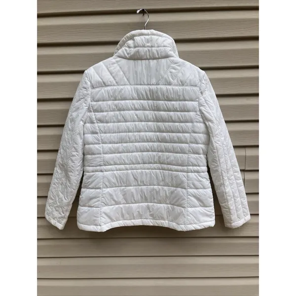 Guess Women's‎ White Puffer Jacket - Size XL - Image 5