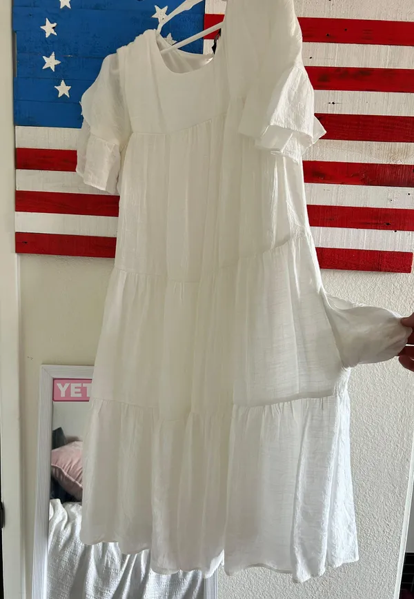 Boutique White Dress - Image 3