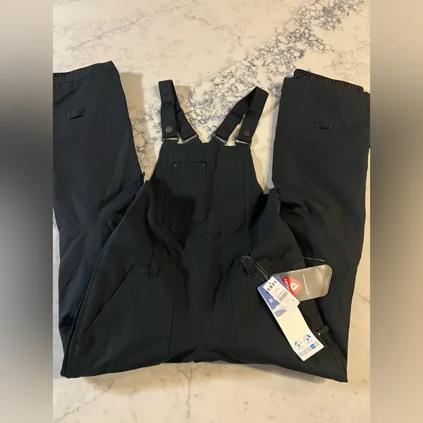 Roxy Snow Bib Rideout Black Women’s XS Dry Flight Technology New $259 - Image 9