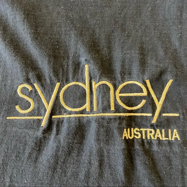 Vintage Sydney Australia tee Black Size L - Image 5