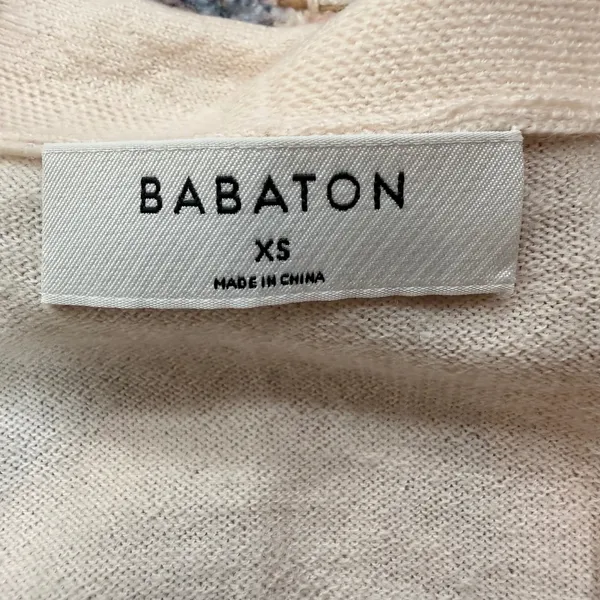 Babaton Jotham Extra Fine Merino Wool Wrap Sweater in Giselle XS NEW - Image 4