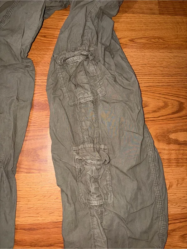 BDG Y2K Olive Utility Cargo Pants with Elastic Cuffs - Image 3