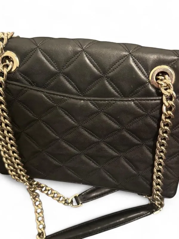 Womens Kate Spade Quilted Leather Black Shoulder Bag Size OS - Image 6