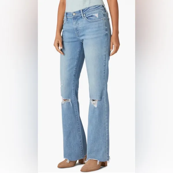 Lucky Brand Light Blue Flare Jeans - Image 2
